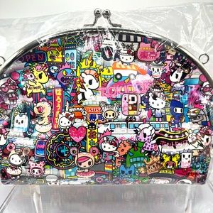 Tokidoki x Hello Kitty “ Midnight Metropolis” Kiss Lock Purse